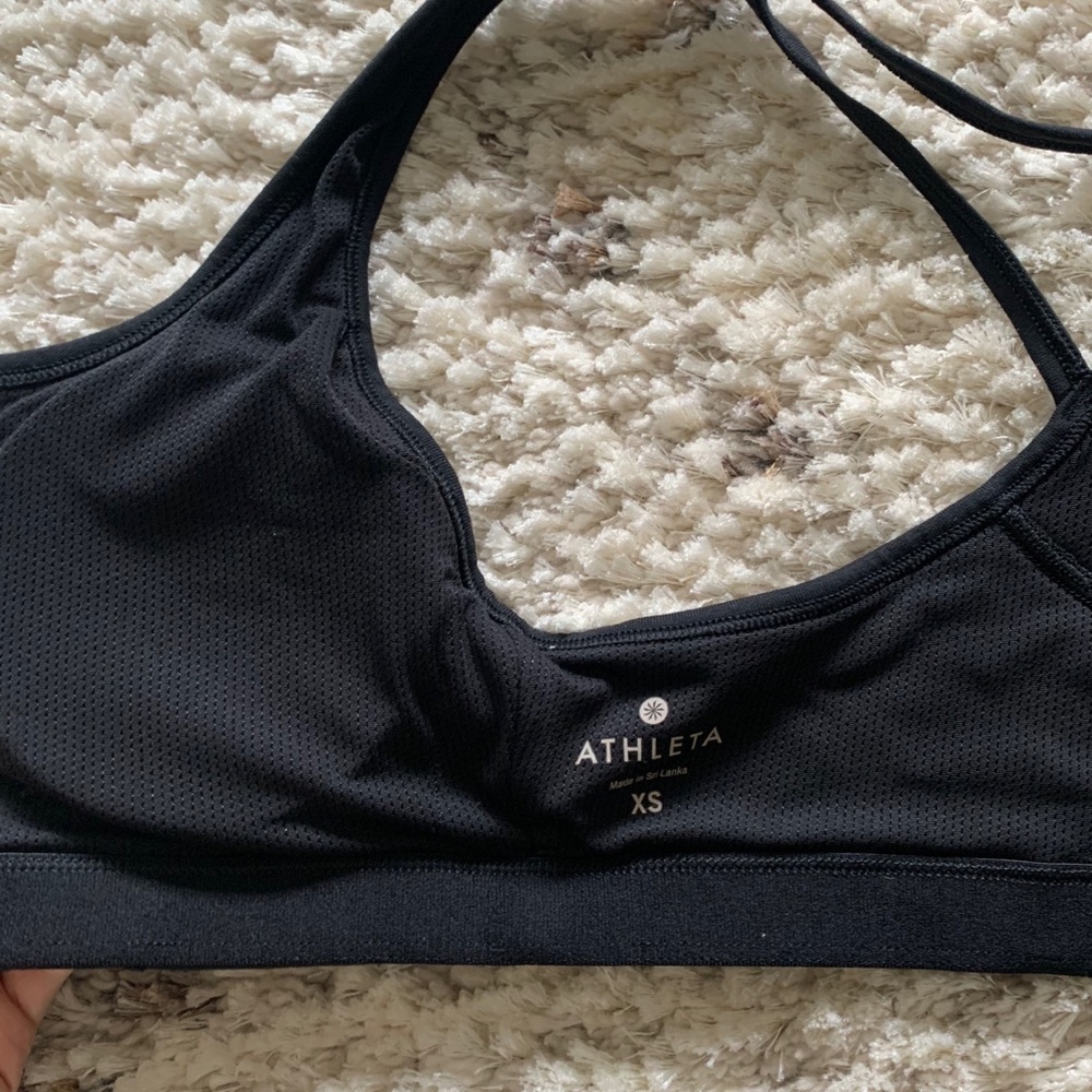 Athleta front zipper sports bra size xs - Picture 3 of 6